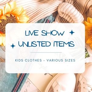 $5 Kids Clothes Live Show | Unlisted + Random Pulls | Bundles | Girls 4 - 14